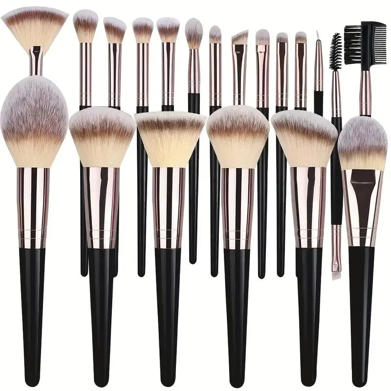 Professional Makeup Brushes Set, 3-20 pcs.