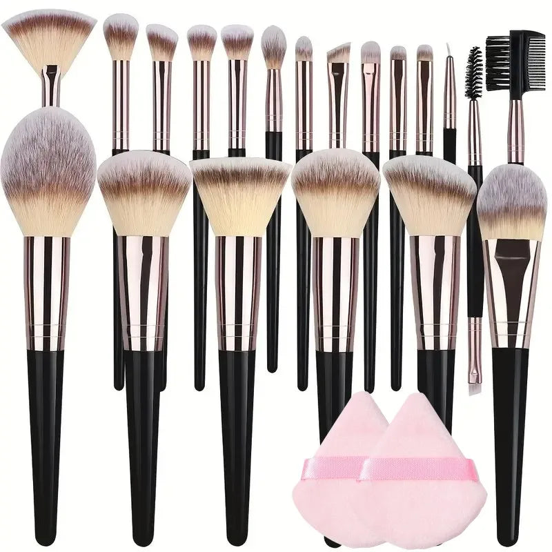 Professional Makeup Brushes Set, 3-20 pcs.