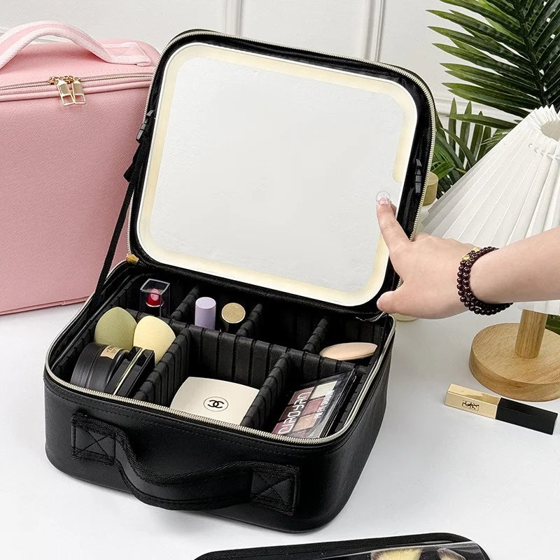 LED Portable Makeup Organiser